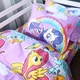 Комплект постільної білизни MirSon Сімейний 2 x 160 x 220 см Kids Time 17-0793 My Little Pony Бязь (2200011428154) - зображення 1