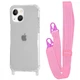 Чехол WAVE Clear Case With Strap для Iphone 15 Pink - изображение 1