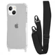 Чехол WAVE Clear Case With Strap для Iphone 15 Black - изображение 1