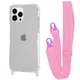 Чехол WAVE Clear Case With Strap для Iphone 13 Pro Pink - изображение 1