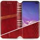 Кожаный чехол-книжка GETMAN Cubic для Xiaomi Mi 10T Lite / Redmi Note 9 Pro 5G Красный - изображение 2