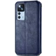 Кожаный чехол-книжка GETMAN Cubic для Xiaomi 12T / 12T Pro Синий - изображение 2