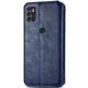 Кожаный чехол-книжка GETMAN Cubic для ZTE Blade A7s (2020) Синий - изображение 4