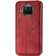 Кожаный чехол-книжка GETMAN Cubic для Xiaomi Mi 10T Lite / Redmi Note 9 Pro 5G Красный - изображение 3