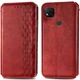 Кожаный чехол-книжка GETMAN Cubic для Xiaomi Redmi 9C Красный - изображение 5