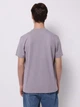 Футболка хлопковая длинная мужская Colin's CL1074811LIL S Lilac с принтом (8684112752877) - изображение 2
