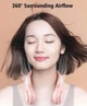 Вентилятор на шею портативный Neck Fan Х5 аккумуляторный + USB Розовый - изображение 3