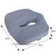Ортопедична подушка для сидіння Max Comfort (від геморою, простатиту, подагри), Correct Shape сірий - зображення 1