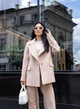 Женский костюм оверсайз Сабрина LEO PRIDE 0146 40 Песочный ( LP - 0146/3 A ) - изображение 8