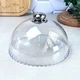 Крышка-купол пластиковая для тортовницы 21×15 см с ручкой, прозрачная - изображение 2