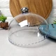 Крышка-купол пластиковая для тортовницы 21×15 см с ручкой, прозрачная - изображение 5