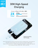 Powerbank Anker 10000 mAh 30W Light Blue (A1688031) - obraz 2