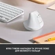 Миша бездротова Logitech Lift Vertical Ergonomic White (910-006475) Білий - изображение 7