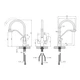 Змішувач для кухні з підключенням до фільтра Kroner KRP Edelstahl Klassisch - ESG03817WHI - изображение 2