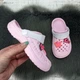 Кроксы детские для девочки Gipanis светло-розовые пенка 35р (21,5 см) 5079-2 - изображение 4