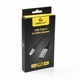 Перехідник Cablexpert USB Type-C - HDMI (M/F), 0.15 м, чорний/сріблястий (A-CM-HDMIF4K) - зображення 2