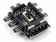 Переходник molex to 8 x 3pin - разветвитель питания для кулеров - изображение 3
