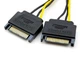 Перехідник 2 x SATA to 6pin PCIEx - зображення 2
