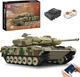 Конструктор танк ЛЕОПАРД LEOPARD 2 Tank Mould King Technik 20020, для взрослых и детей, 1091 деталь разноцветный 20020 - изображение 1