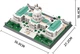 Конструктор 3D Wange Архітектура Капітолій Вашингтон США United States Capitol для дітей та дорослих,3Д, 1074 деталей різнокольоровий 5235 - зображення 4