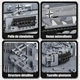 Конструктор танк ТИГР Tiger Tank Mould King Technik , для взрослых и детей на дистанционном управлении , 800 деталей серый 20014 - изображение 5