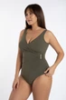 Купальник слитный с уплотнённой чашкой Marc & Andre 50E/2XL Оливковый (115474) - изображение 3