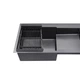 Кухонна мийка Kroner KRP Schwarze - 7848LHM PVD (3.0/1.0 мм) - изображение 4