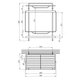 Полиця для ванної кімнати Kroner KRM Rizze - ACC330-2 - зображення 6