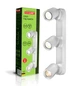 Спот накладной EUROLAMP LH 3*30Вт GU10 белый металл (LH3-LED-GU10(white)new) - изображение 1