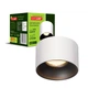 Світильник точковий накладниий EUROLAMP для ламп N3 GU10 білий/чорний (LH-GU10(W/B)N3) - зображення 1