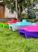 Песочница корабль с крышкой Doloni фиолетово-розовая - изображение 6