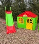 Пластиковая горка Doloni 240 см салатово-червона - изображение 8