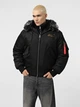Куртка зимова коротка Airboss CWU Spaceman Hooded Jacket 17600813221, чорна, XL - зображення 1