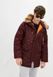 Парка Alpha Industries Slim Fit N-3B Parka 4XL Maroon/Orange - зображення 5