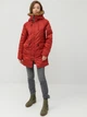 Парка зимняя с мехом женская Alpha Industries N-3B W L Бордовая - изображение 4
