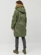 Парка зимняя с мехом женская Alpha Industries Elyse WJE45500C1 XS Темно-зеленая - изображение 2