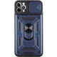 Протиударний броньований чохол із захистом камери для iPhone 12 Pro Max Armor Case Keysion blue - зображення 1