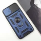 Протиударний чохол Armor Ring + захиcт камери для iPhone 13 Pro Max case Simon синій - изображение 8