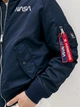 Куртка Airboss MA-1 Hooded NASA M Replica Blue (707568225967_A) - изображение 4