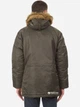 Парка Alpha Industries Slim Fit N-3B Parka 3XL Replica Grey/Orange - изображение 2