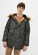 Парка Alpha Industries Slim Fit N-3B Parka 3XL Replica Grey/Orange - изображение 5