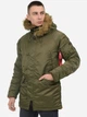 Парка Alpha Industries Slim Fit N-3B Parka S Vintage Olive - изображение 3