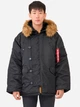 Парка Alpha Industries MJN31000C1 N-3B Parka L Black (640631440570) - изображение 1