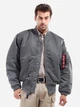 Бомбер мужской Alpha Industries MA-1 Flight Jacket MJM21000C1 XL Серый/Оранжевый (640631433152) - изображение 1