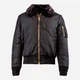 Бомбер мужской Alpha Industries B-15 Slim fit M Черный (640631492807) - изображение 1