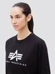 Лонгслив Alpha Industries Basic Logo Long Sleeve Tee UTB49002G1 XS Black (640631003003) - изображение 9