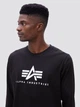 Лонгслив Alpha Industries Basic Logo Long Sleeve Tee UTB49002G1 XS Black (640631003003) - изображение 10