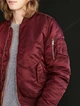 Бомбер Alpha Industries MA-1 Slim Fit MJM44530C1 Бордовий M - изображение 4