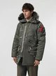 Чоловіча зимова куртка AIRBOSS Hokkaido Parka, Оливковий, 4XL - изображение 14