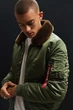 Бомбер Alpha Industries B-15 Slim Fit MJB45500C1 Оливковий XL - изображение 11